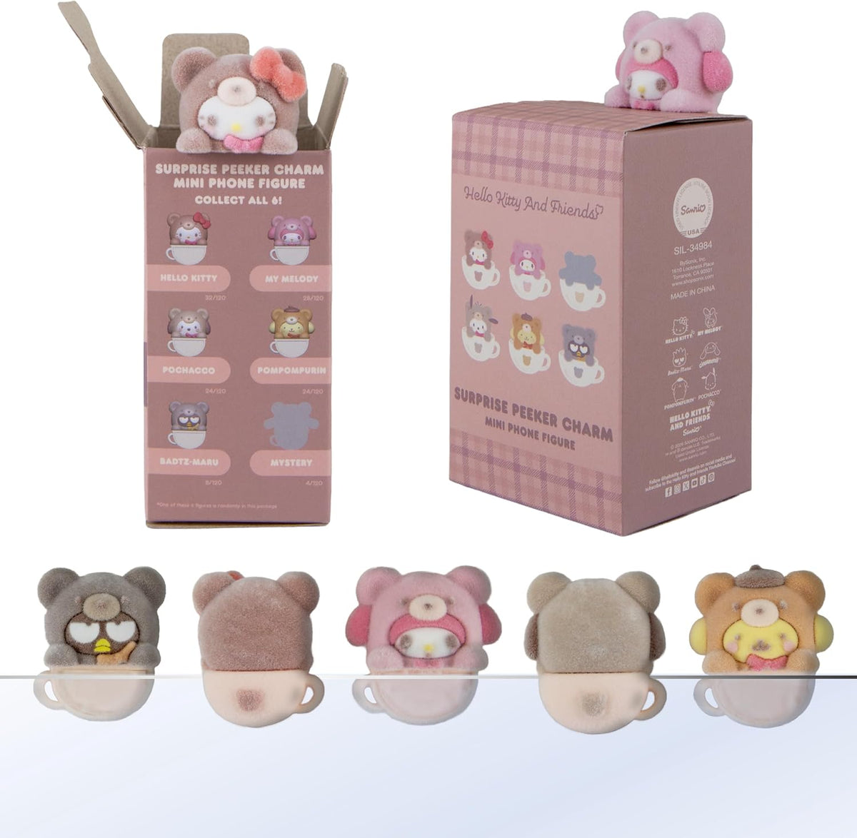 Hello Kitty & Friends Peekers Blind Box - Latte Bears