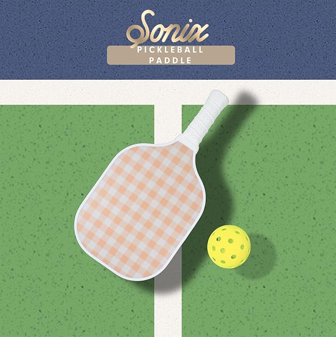 Single Pickleball Paddle - Peach