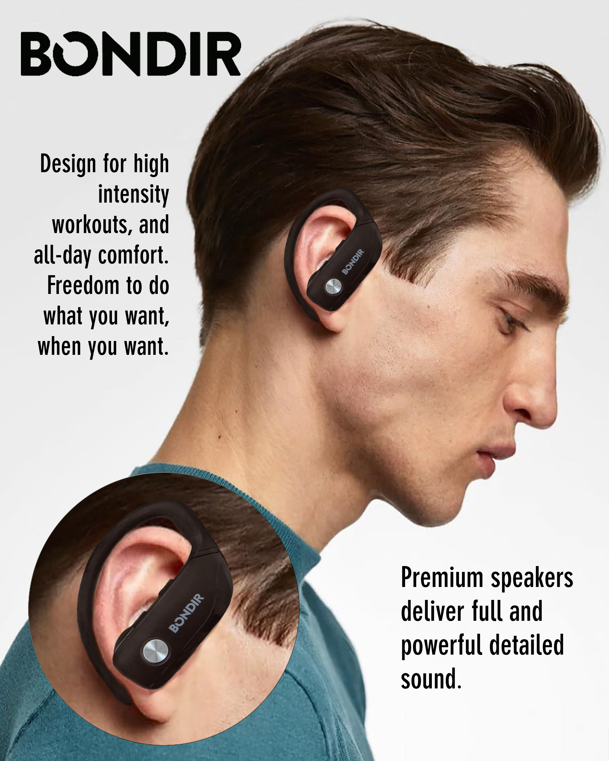 True Wireless Bluetooth Headphones