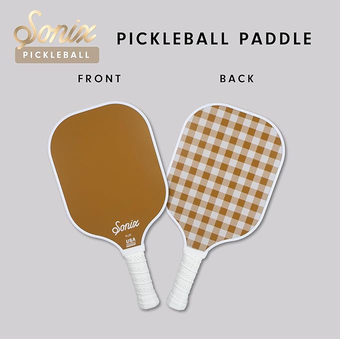 Single Pickleball Paddle - Toffee Brown