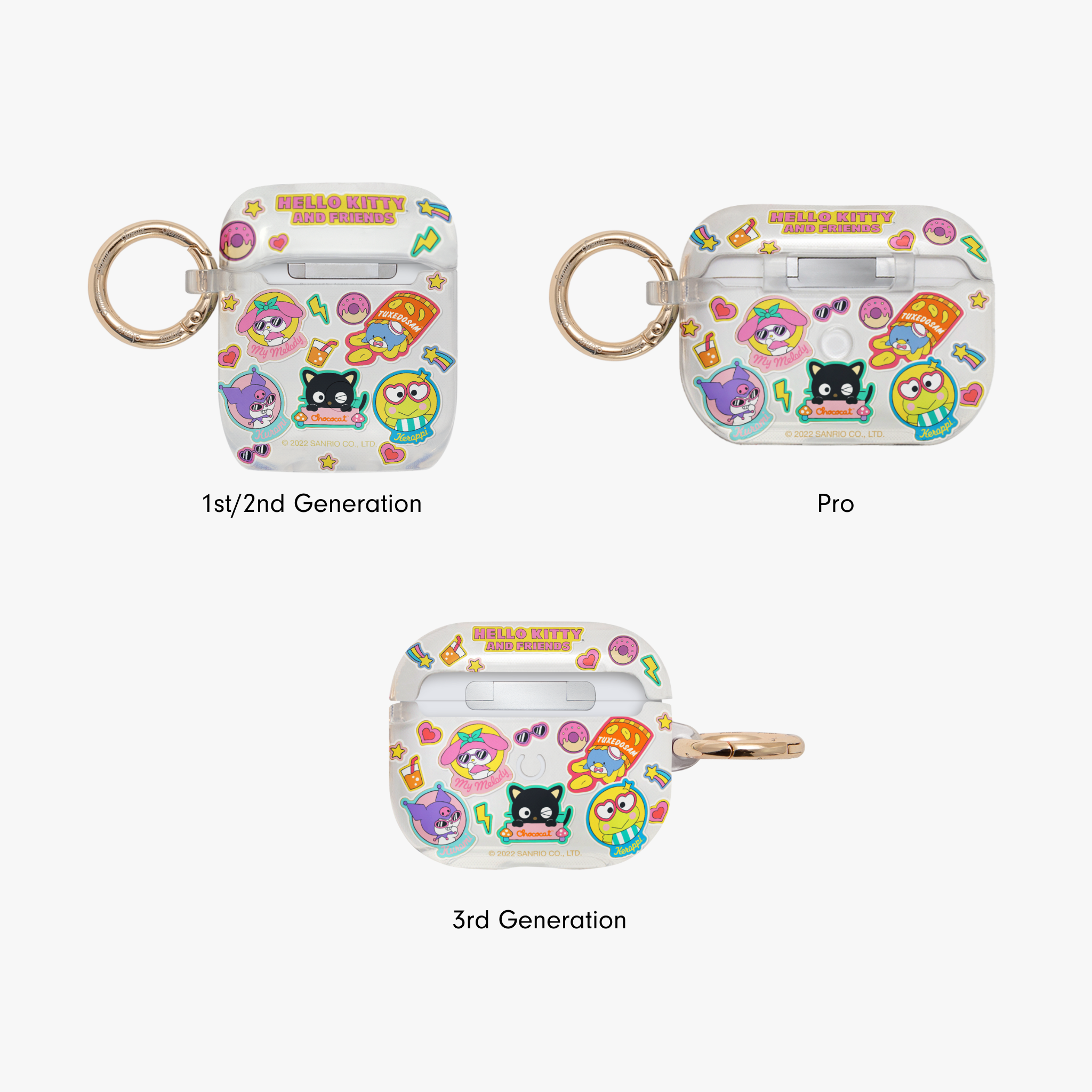 Hello Kitty® & Friends Stickers AirPods Case