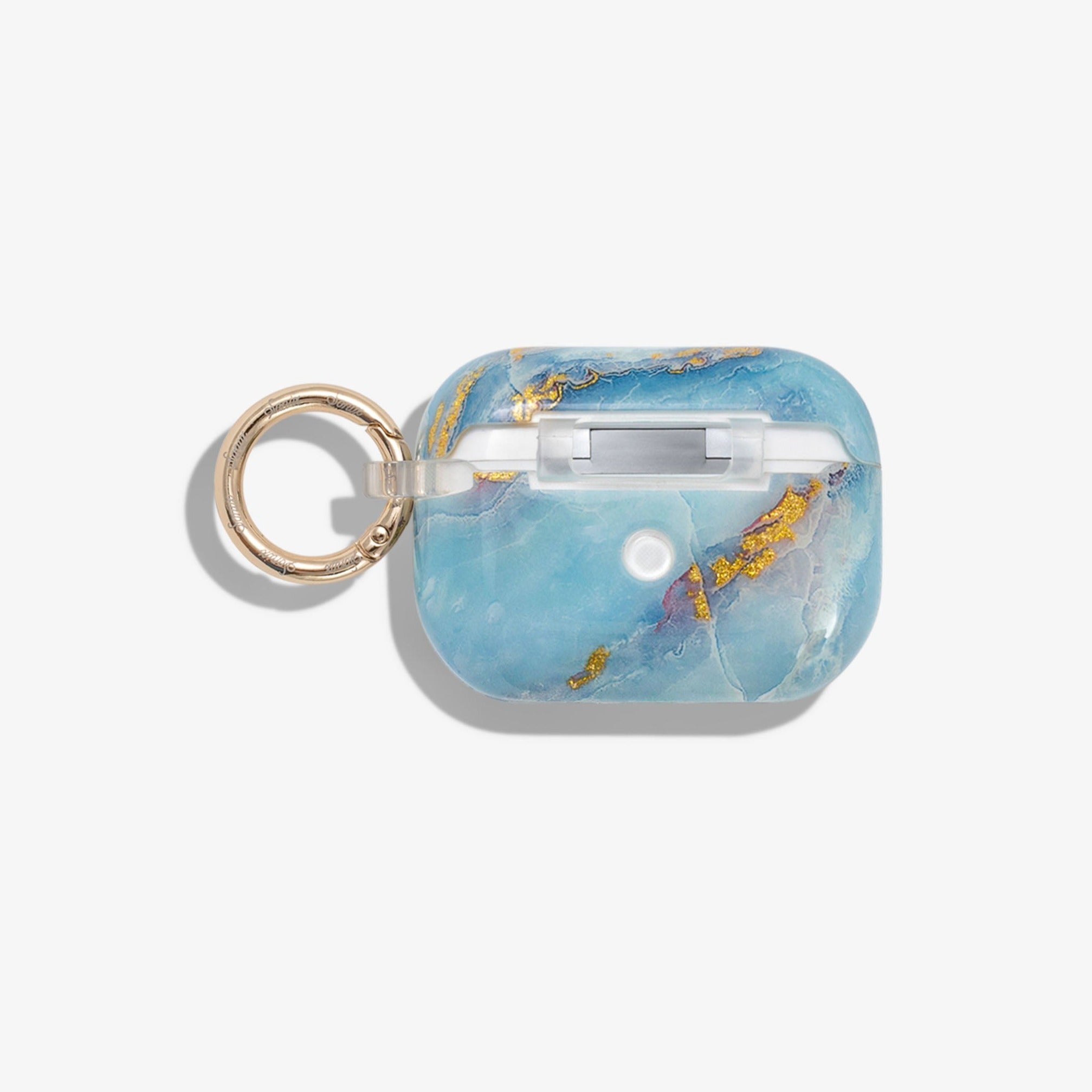 Ice Blue Marble AirPods Case