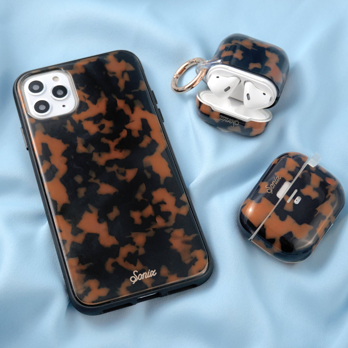 Brown Tort AirPods Case