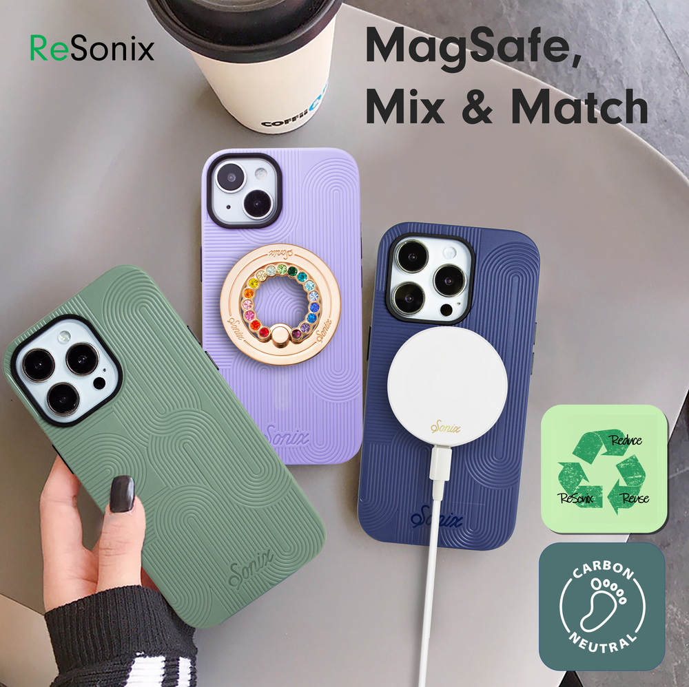 Sonix MagSafe IPhone Case Made From Recycled Plastic In Green sonix-magsafe-iphone-case-made-from-recycled-plastic-in-green