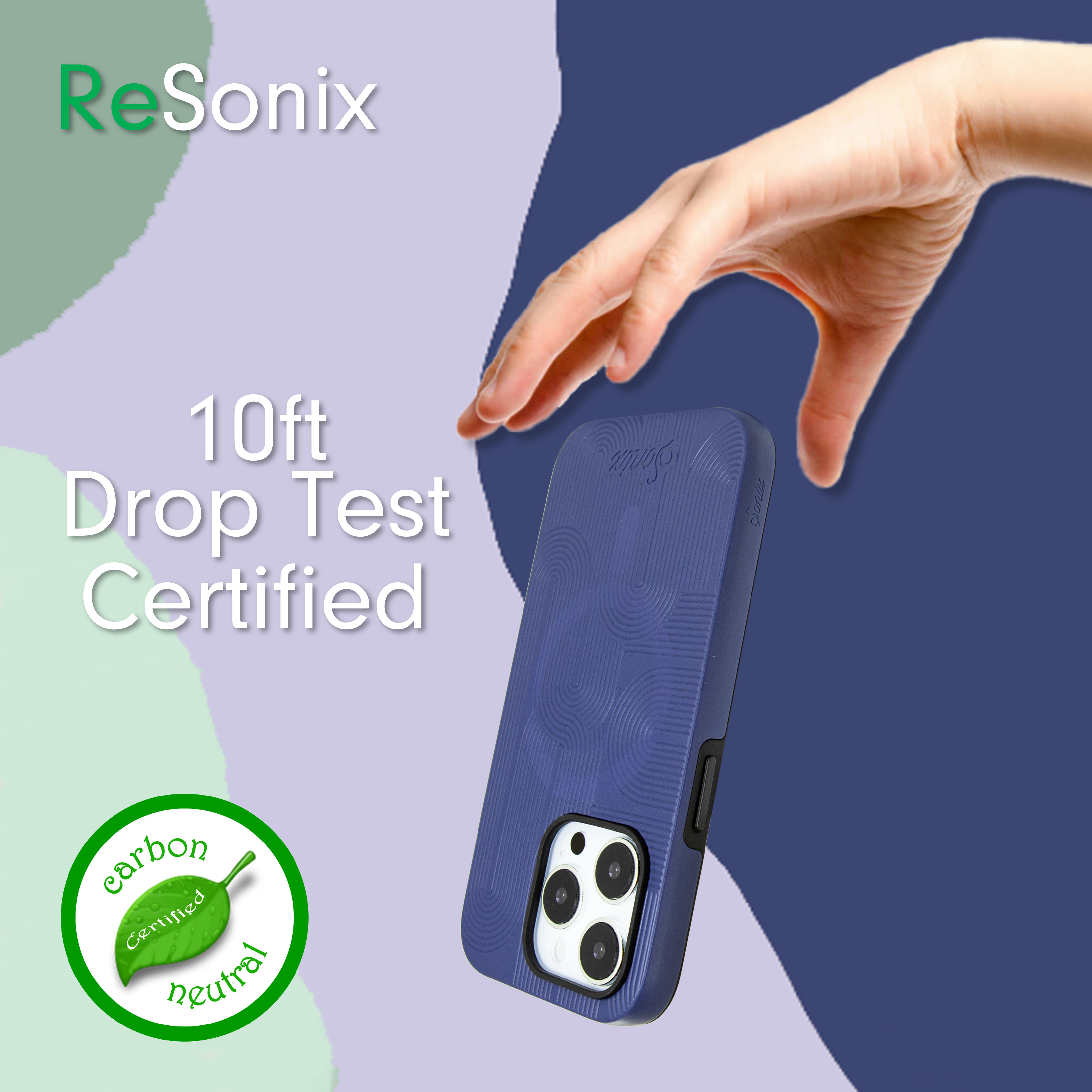 ReSonix Navy MagSafe® Compatible iPhone Case