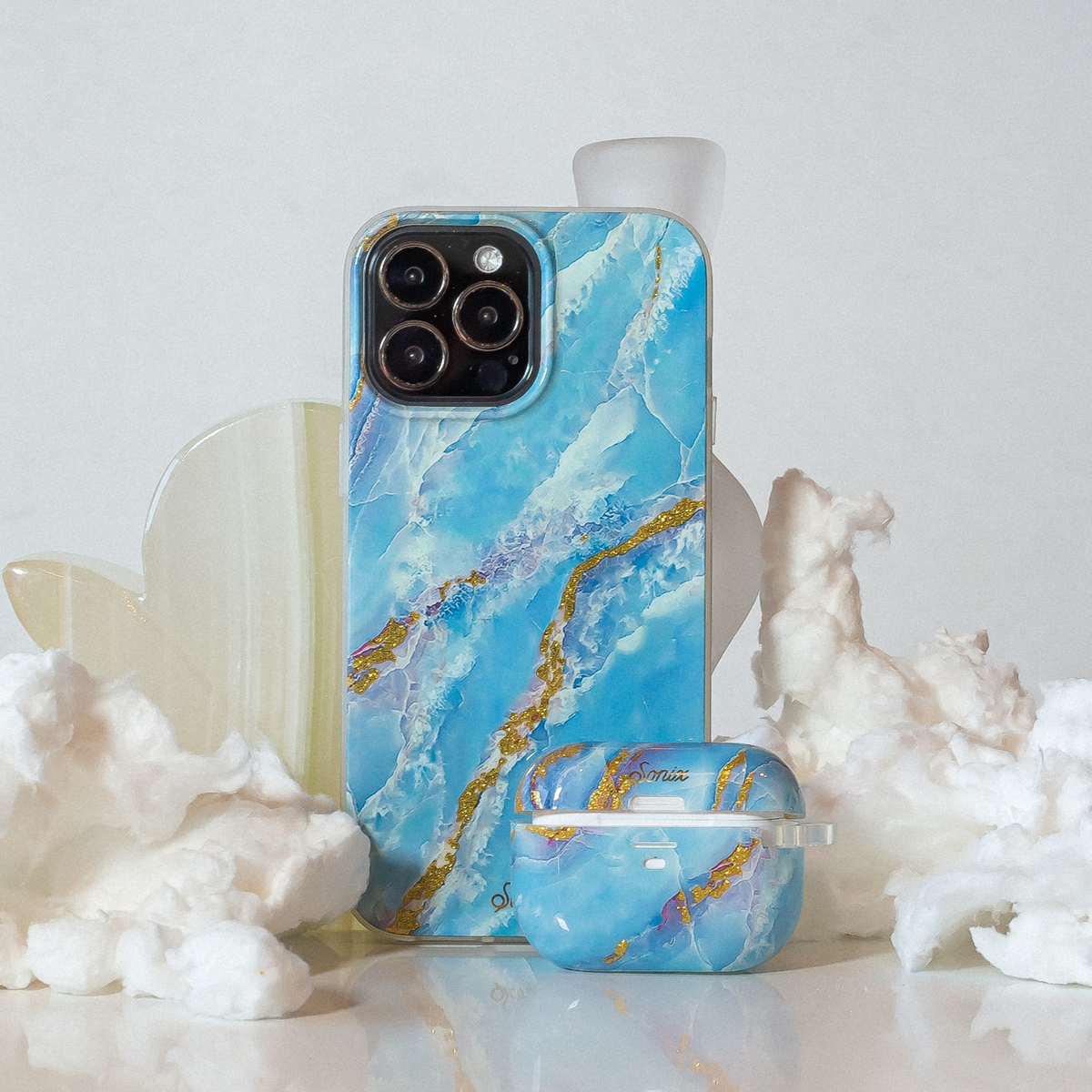 Blue Marble AirPods Case –
