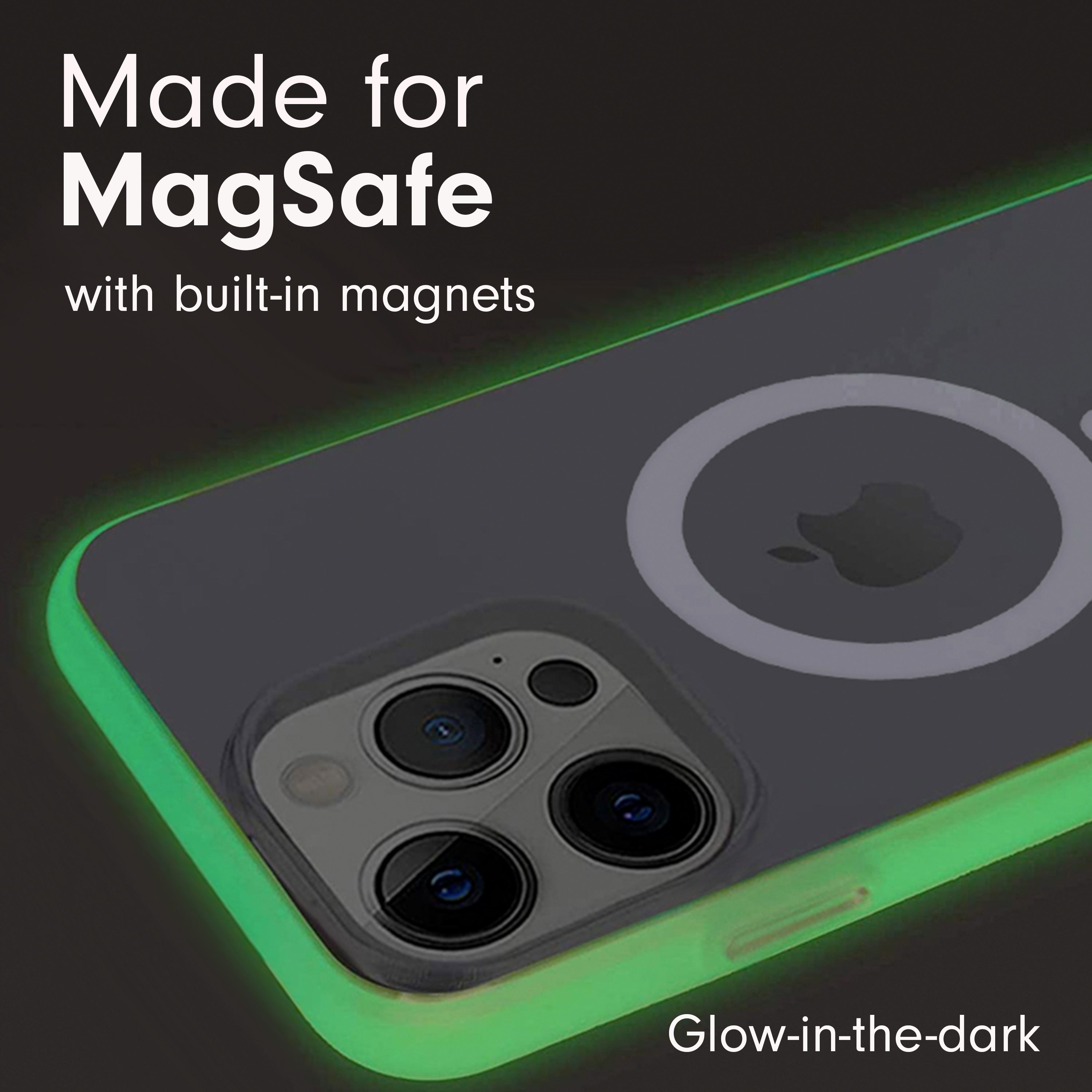 Clear Glow MagSafe® Compatible iPhone Case
