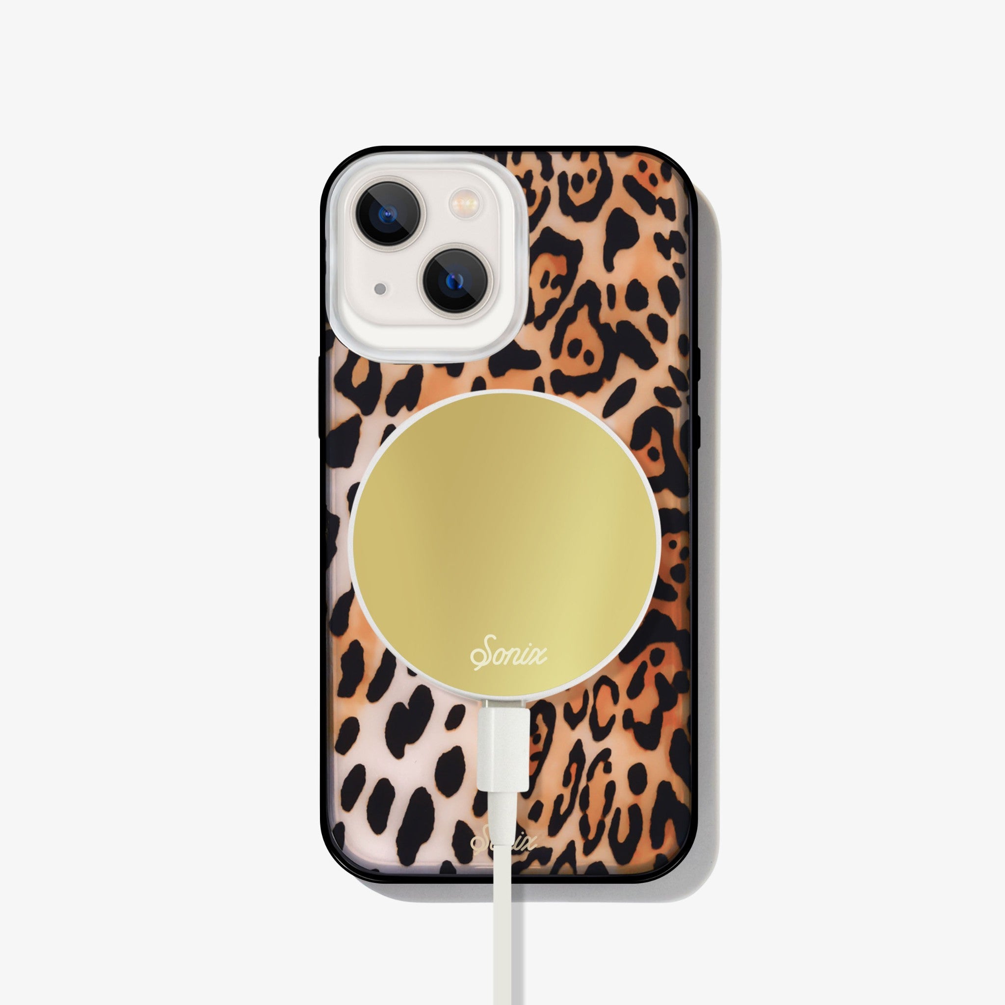 Watercolor Leopard MagSafe® Compatible iPhone Case