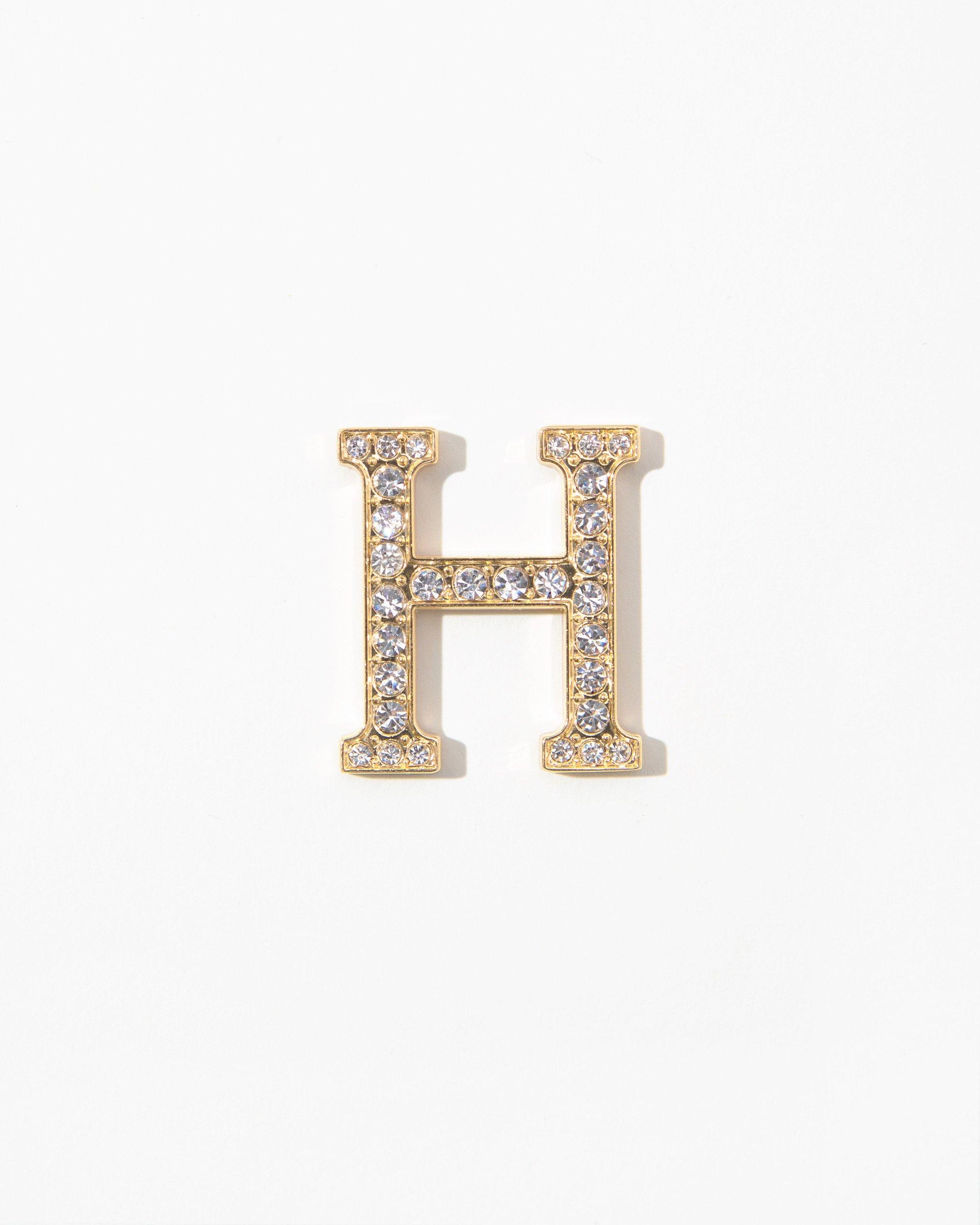 Accessories - Clear Crystal Embellished Metal Alphabet Sticker