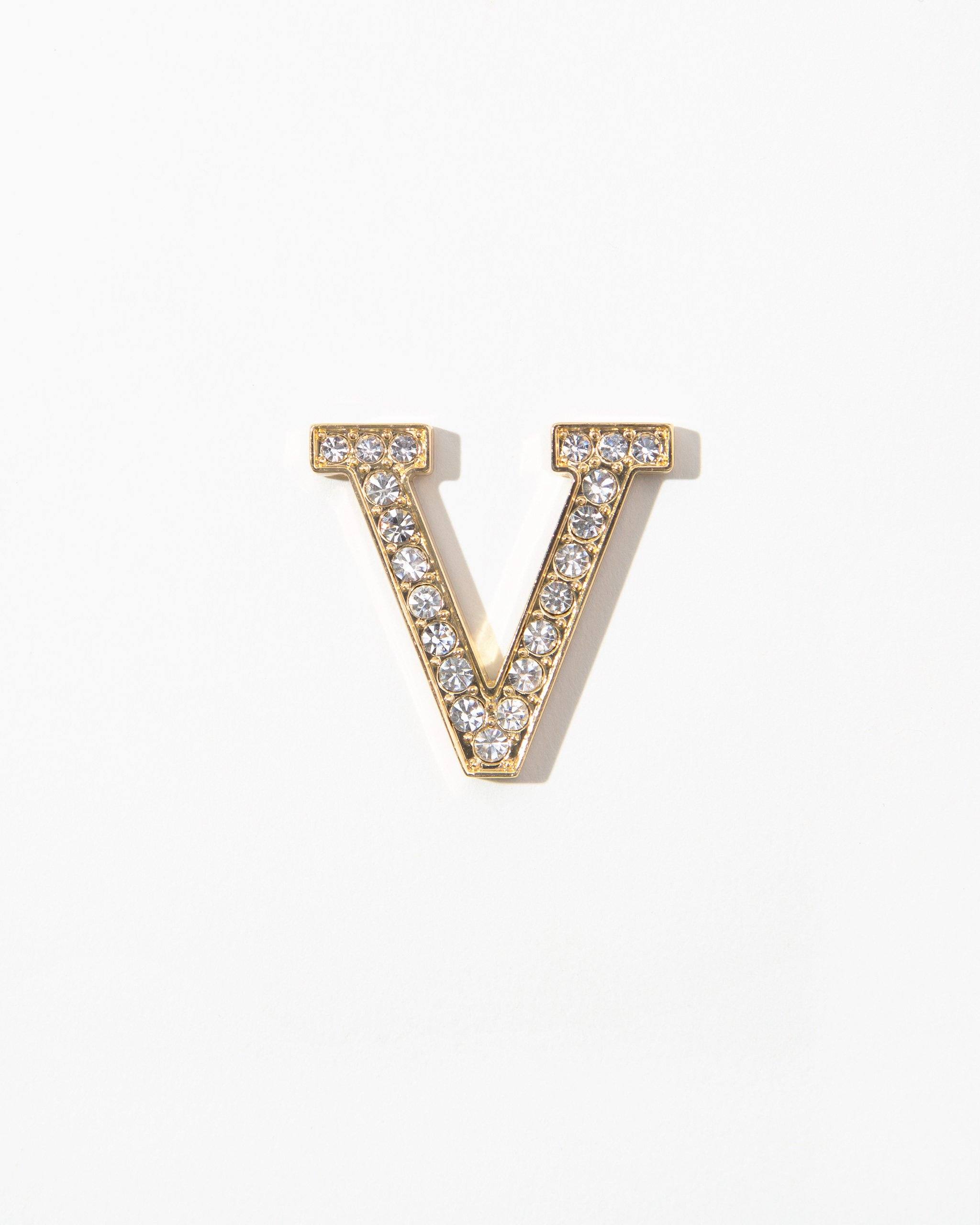 Accessories - Clear Crystal Embellished Metal Alphabet Sticker
