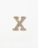 Accessories - Clear Crystal Embellished Metal Alphabet Sticker