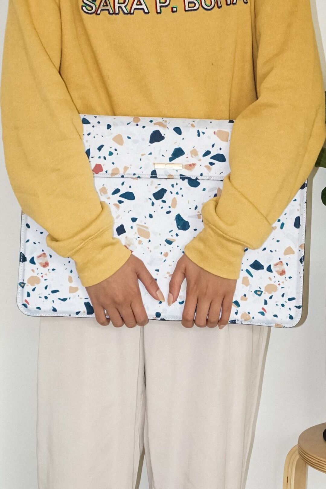 Foldable Laptop Sleeve - Confetti