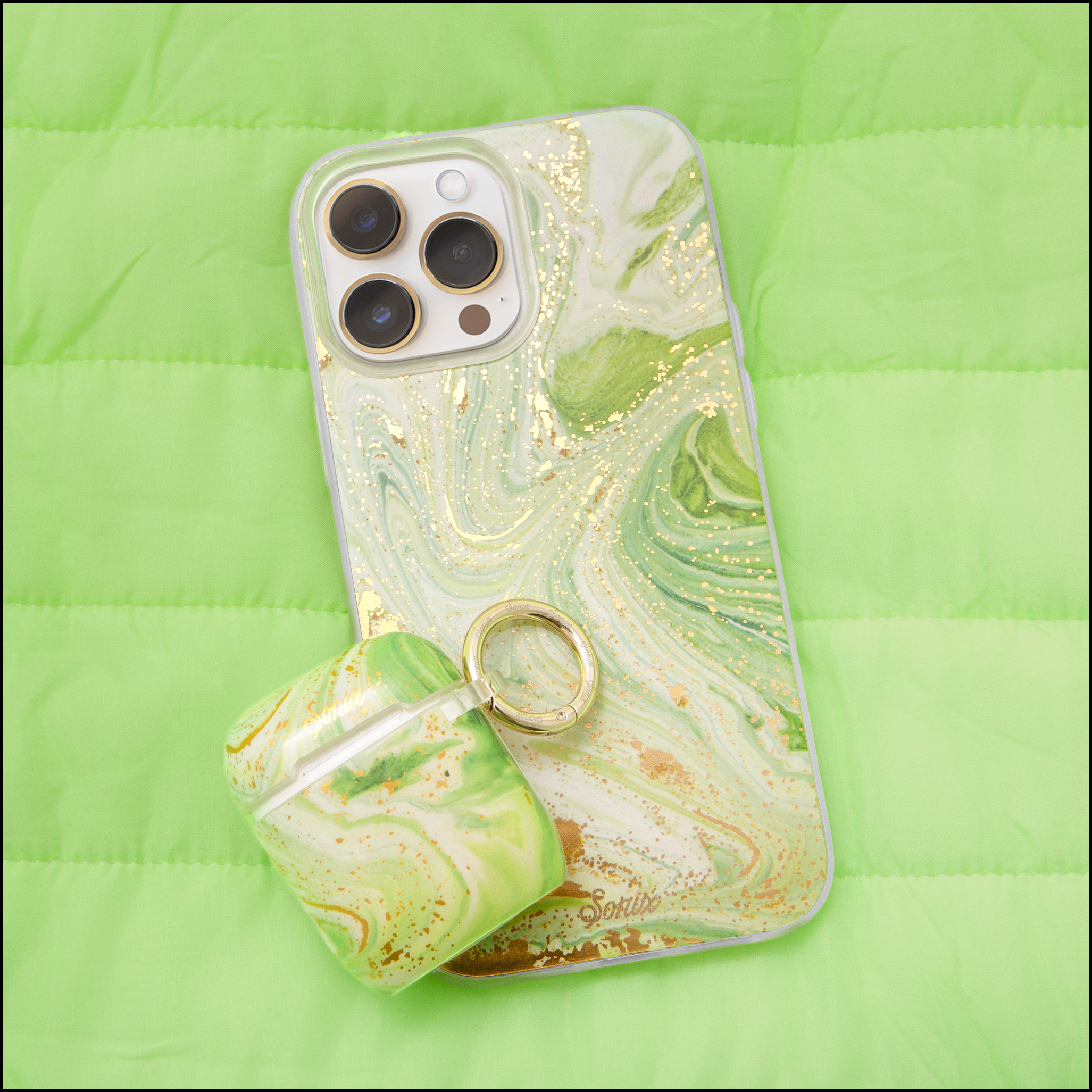 Jade Marble iPhone Case
